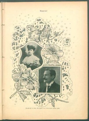 Social - [Ilustración] : Enlace de la Srta. Ana Maria Solá con el Dr. Eliseo Ortíz