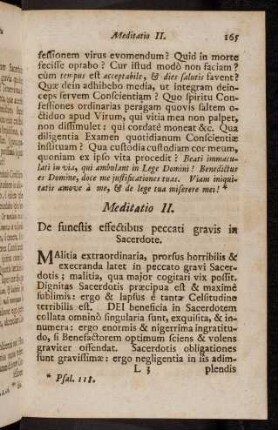 165-172, Meditatio II