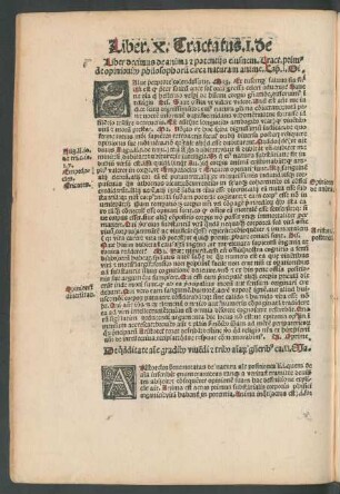 Liber decimus de anima [et] potentiis ...