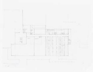 Sprengel-Museum, Hannover Wettbewerbsbeitrag: Grundriss EG 1:500