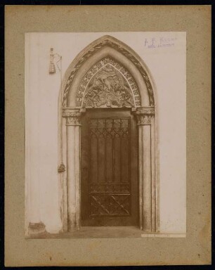 Stift Hohenfurth, Hohenfurth (Vyšší Brod): Portal zur Sakristei