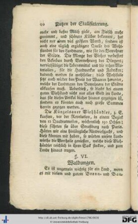 VI. Waldungen.