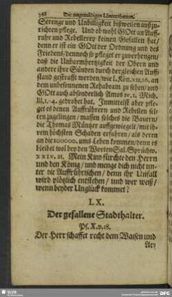 LX. Der gefallene Stadthalter