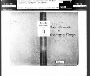 Kriegsstammrolle der Unteroffiziere und Mannschaften