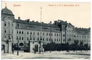 Bautzen. Kaserne des Königlich sächsischen. 3. Husaren-Regiments No. 20