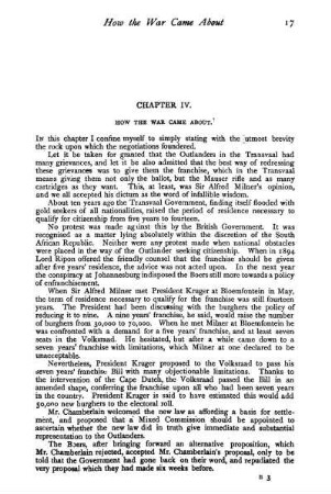 Chapter IV. How The War Came About.