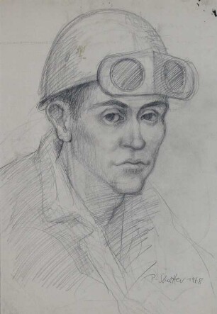 Junger Stahlarbeiter