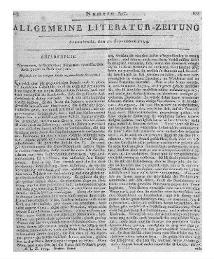 [Pölitz, K. H. L.]: Moralisches Handbuch. Oder Grundsätze eines vernünftigen und glücklichen Lebens. Als Beitrag zu einer populären Philosophie für unser Zeitalter. Leipzig: Heinsius 1794