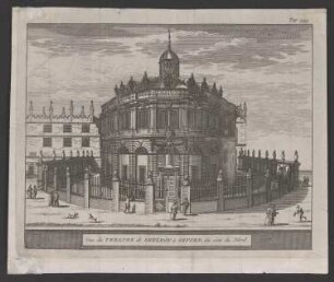Oxford, Das Sheldonian Theater, Nordansicht