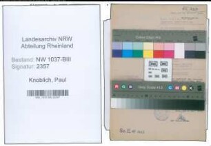 Entnazifizierung Paul Knoblich , geb. 03.11.1900 (Lehrer)