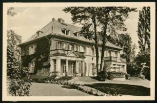 Landhaus Johann Schiff, Berlin-Wannsee: Gartenseite
