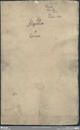 Ifigenia in Aulide - Mus.2953-F-1 : GraunWV B:I:18