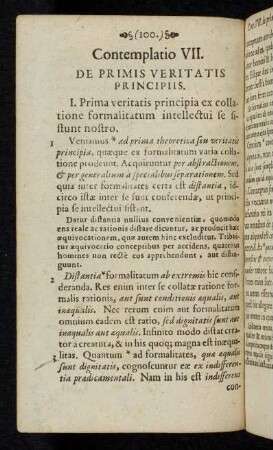100-114 Contemplatio VII., De primis veritatis principiis