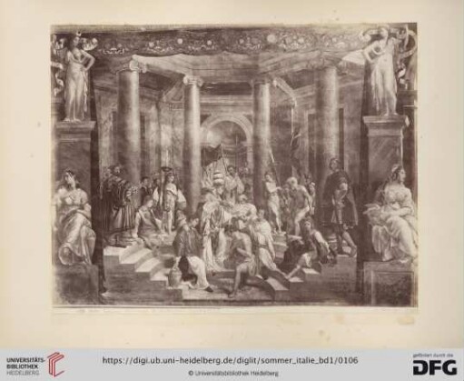 No. 8318. Roma Vaticano Battosimo di Costantino Raffaello