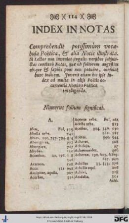 Index In Notas.