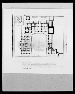 Saint-Cloud (Hauts-de-Seine), Schloss: Grundriss des Erdgeschosses