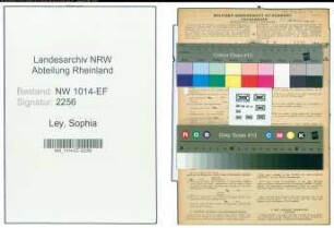 Entnazifizierung Sophia Ley , geb. 07.10.1906 ()