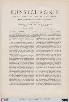 Die Wiener Kongress-Ausstellung, [1]