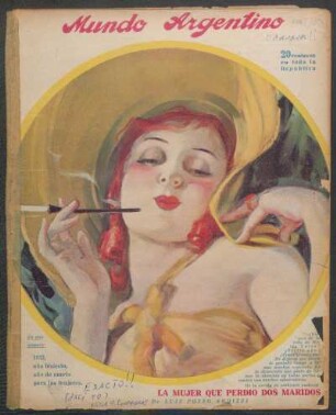 [La mujer que fuma] [Dibujo]