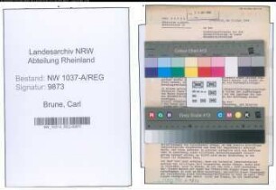 Entnazifizierung Carl Brune , geb. 00.00.0000 ()
