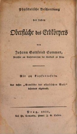 Physikalische Beschreibung der festen Oberfläche des Erdkörpers