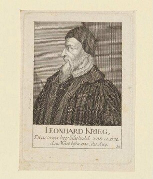 Leonhard Krieg, Diakon bei St. Sebald
