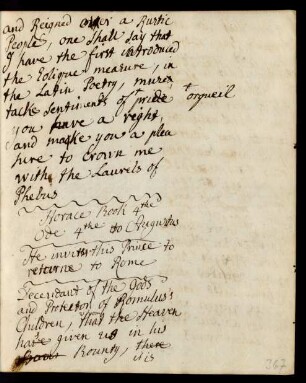 Horace Book 4th Ode 4the to Augustus