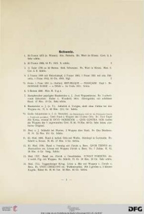 Sammlung Schweizer Münzen und Medaillen (Nr. 1-591)
