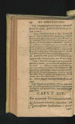 Caput XIV. De numero Sacramentorum.