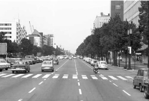 Berlin: Kaiserdamm Richtung Westen (vom Bus)