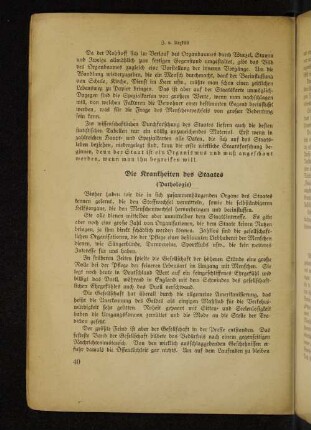Die Krankheiten des Staates (Pathologie)