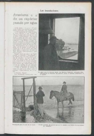 Aventuras de un repórter pasado por agua : Las inundaciones