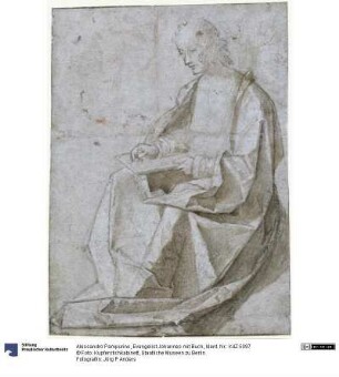 Evangelist Johannes mit Buch