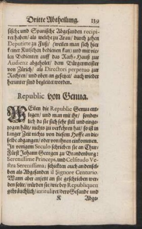 Republic von Genua.