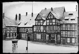Quedlinburg. Klopstockhaus. Straßenansicht