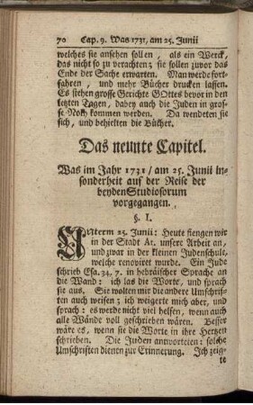 Das neunte Capitel – Das zehente Capitel