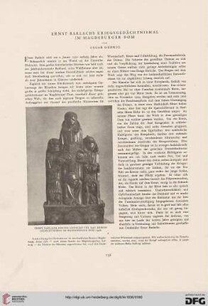 Ernst Barlachs Kriegsgedächnismal im Magdeburger Dom