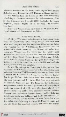 Reise nach Kahira