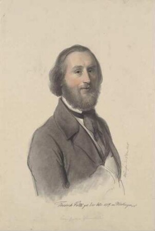 Bildnis Voltz, Friedrich (1817-1886), Maler, Radierer