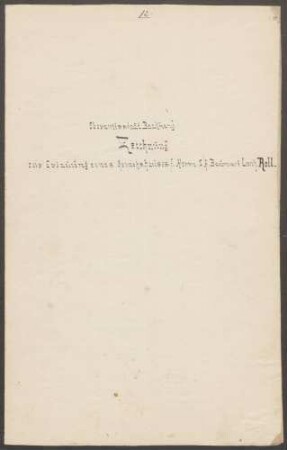 Roll, Bernhard, Oberamtsbaumwart Bau eines Gewächshauses