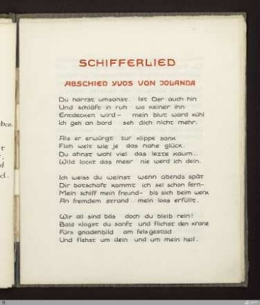 Schifferlied : [SW IX: hH6]; [SW IX, S. 102/173] / Geschrieben von Georg Peter Landmann