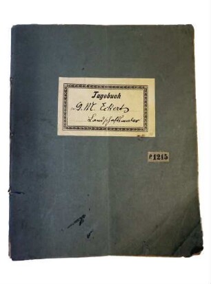 Georg Maria Eckert: Reise und Erlebniße