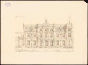 Palais Schmieder, Karlsruhe: Ostansicht