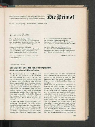 Tage der Fülle
