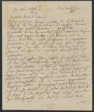 Brief an B. Schott's Söhne : 14.12.1835