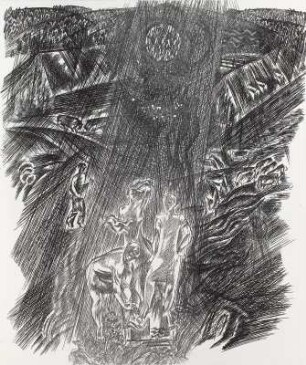 Abend; aus der Serie "Die Ufer des Tschusowaja"