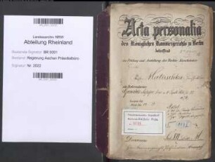 von Matuschka-Greiffenklau, Guido, geb. 07.05.1847, Polizeipräsident zu Aachen.