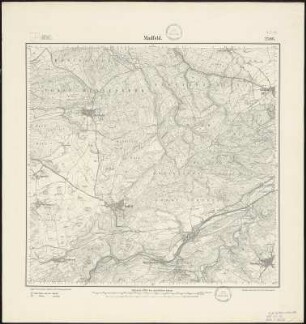 Messtischblatt 2586 : Madfeld, 1900 Madfeld : Madfeld. - Aufn. 1898. - 1:25000. - [Berlin]: Reichsamt für Landesaufnahme, 1900. - 1 Kt.
