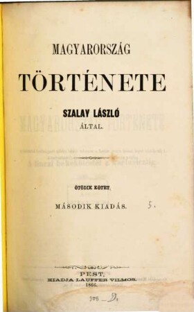 Magyarország' története, 5