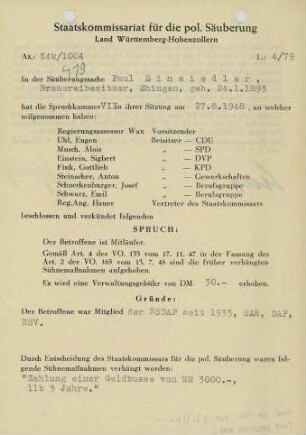 Einsiedler, Paul